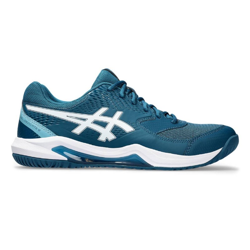 Asics Gel Dedicate 8 Men's Tennis Shoe (Teal/White)