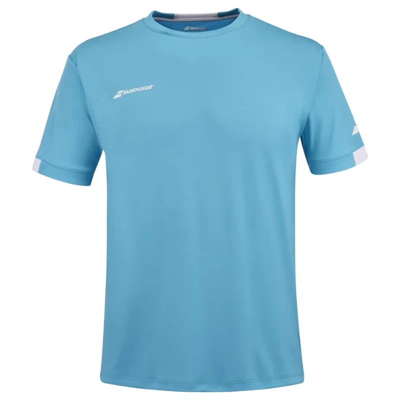 Babolat Play Crew Neck Men's T-Shirt Cyan Blue