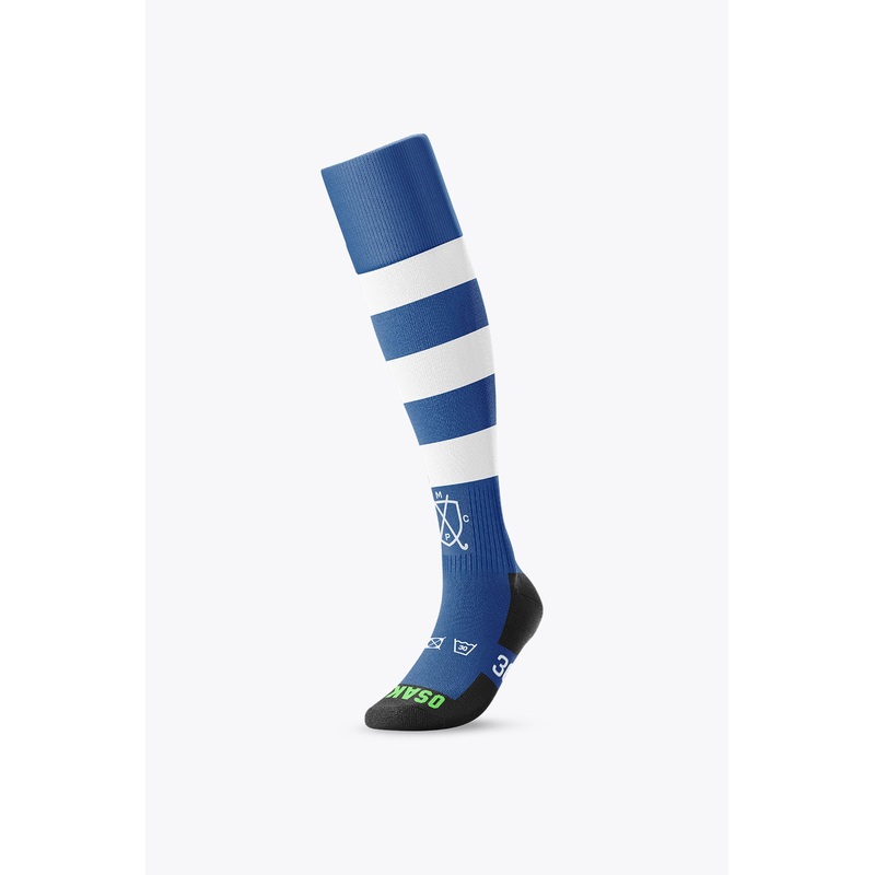 MHC Purmerend Field Hockey Socks - Royal Blue/White
