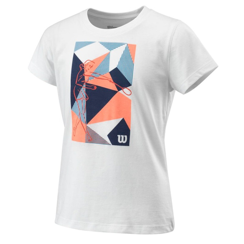 Wilson Girls' Prism Play Tech Tee (White)