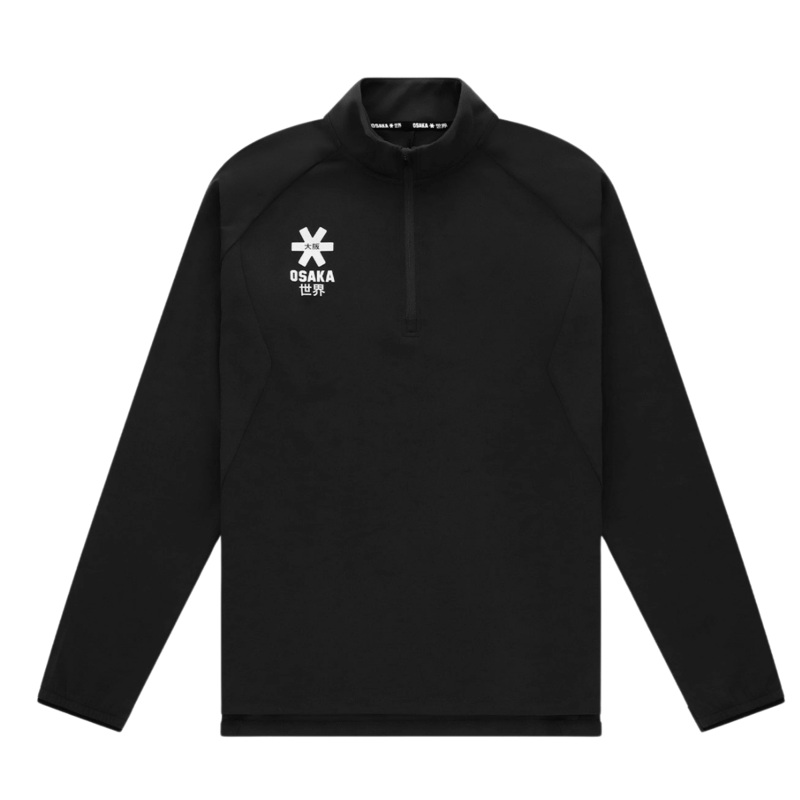 Osaka Men Half Zip Sweater | Black