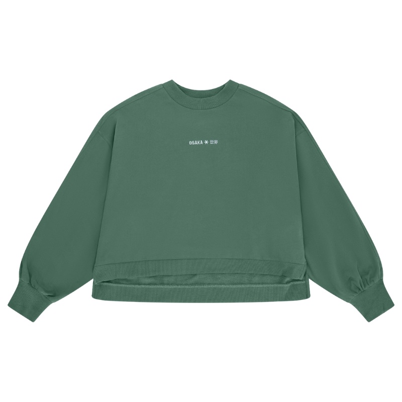 Pull Osaka Cropped Vert Femme|XXS|XS|S|M|L|XL