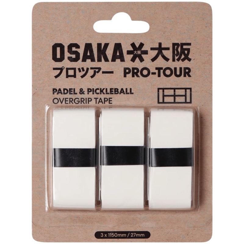 Osaka Padel Overgrip Tape White (3 Pcs)
