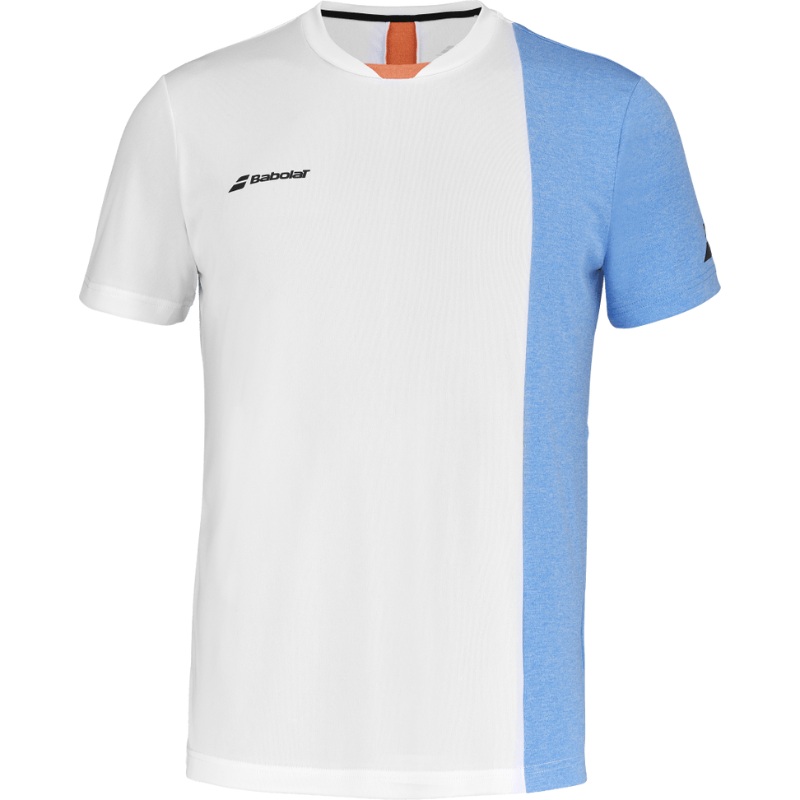 T-shirt Babolat Play Crew Neck Tee Blanc Junior Boy