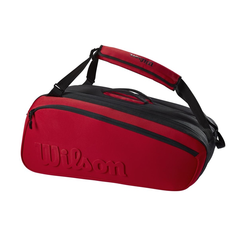 Wilson Clash V2 Super Tour 15 Pack Racquet Bag (Red/Black)