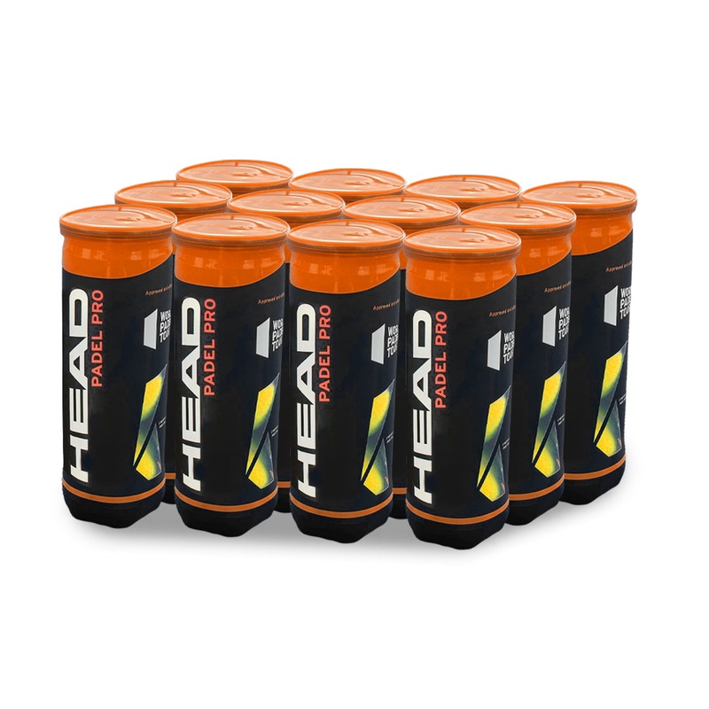 Head Padel Pro Ball - 12 Pack Bundle (12xCans)