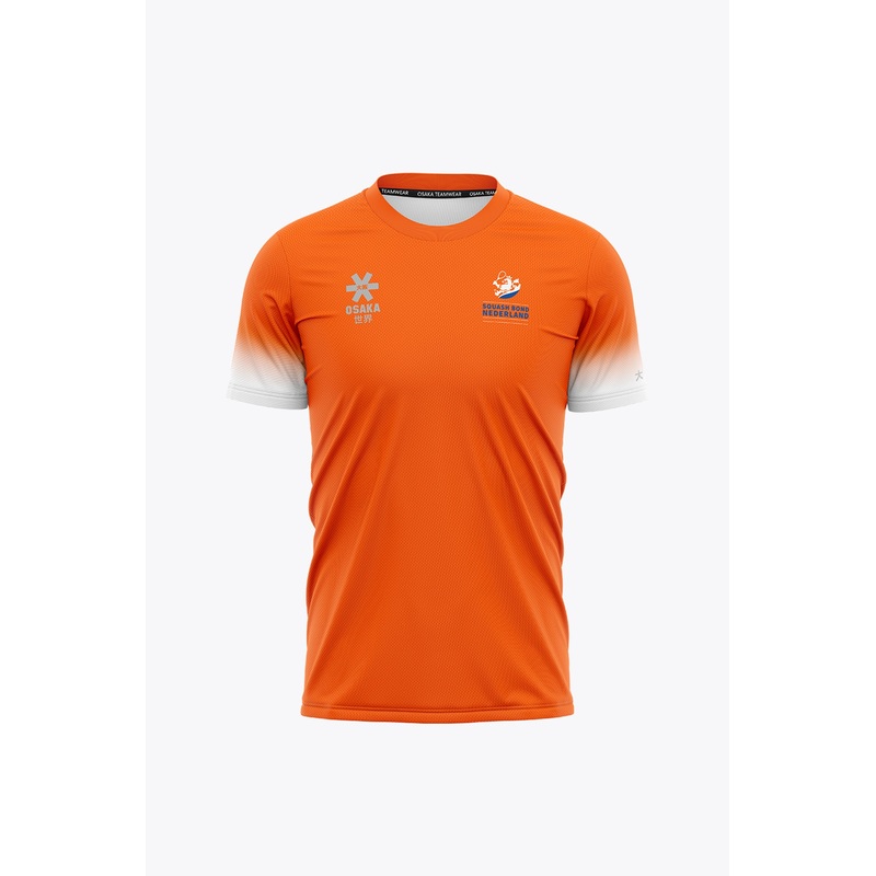 Official The Netherlands Men Mesh Tee | Orange