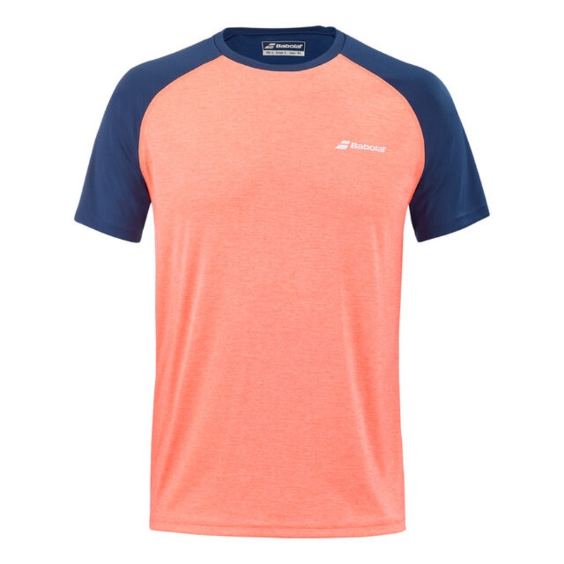 Play Crew Neck Men - Coral, Blue