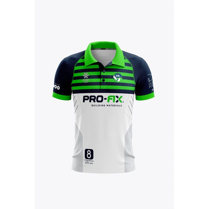 Hoegaarden Women Polo Jersey - Retro Edition | Navy-Green-White
