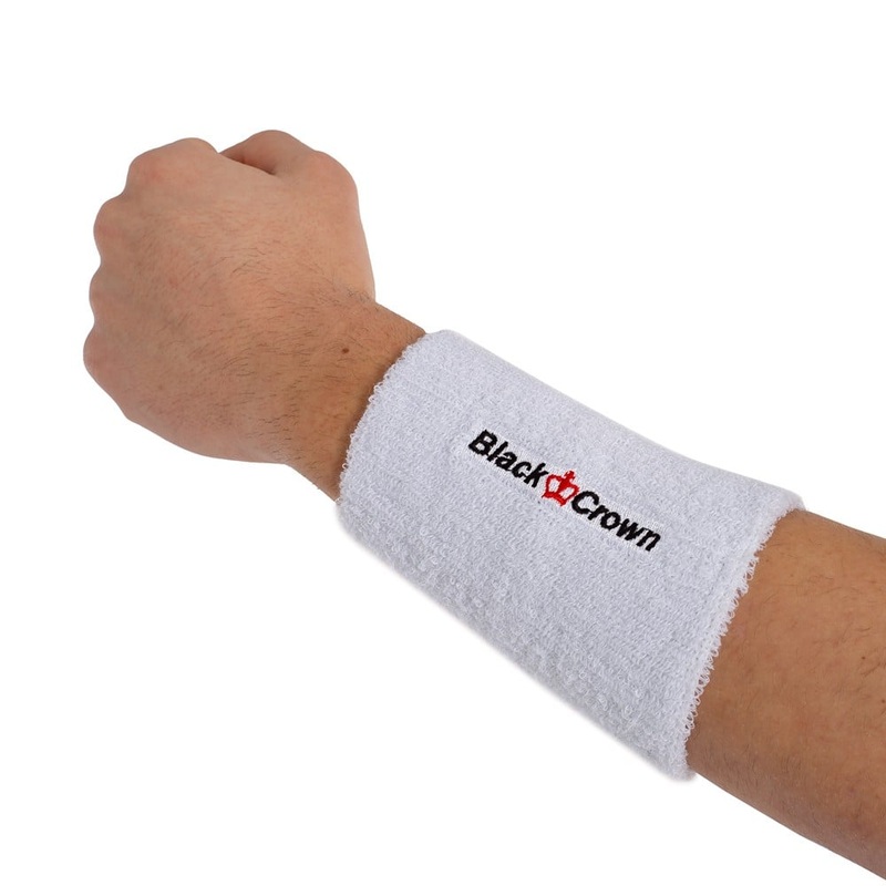 Muequera BLACK CROWN Larga|Negro|Blanco|Azul|Rojo
