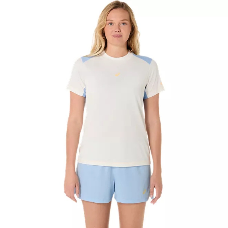 T-shirt Asics Padel Court Beige Femme