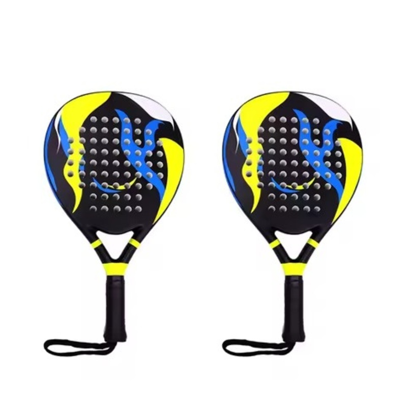 Anxspin OEM ODM High Quality Durable 18K Senior Beach Racquet Carbon Fiber Padel Racquet Direct Factory Wholesale Badminton Shuttlecock Beach Tennis Racket