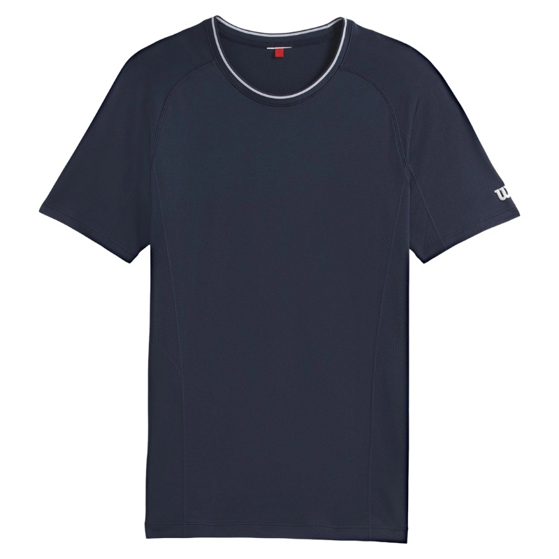 T-shirt Wilson Seamless Crew Bleu Marine