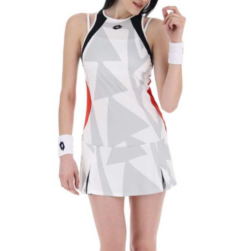 Lotto Women's Ten III Dress (White/Red)