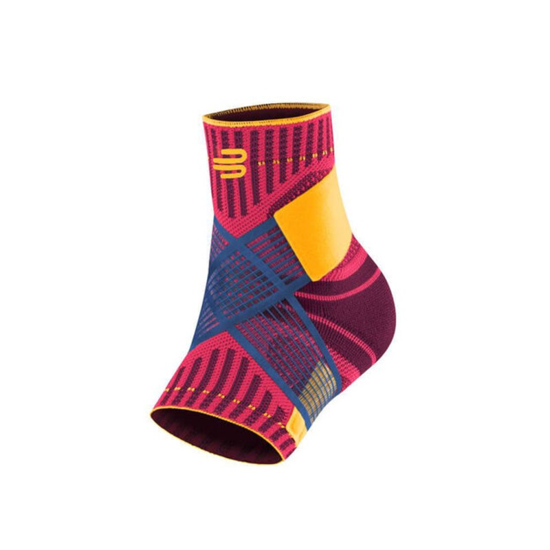 Sports Ankle Support Ankle Brace Left - Berry, Multicoloured