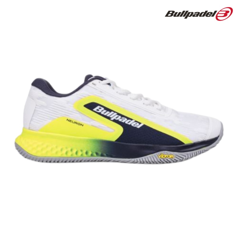 Bullpadel Neuron Vibram 25V White | Padel Shoes