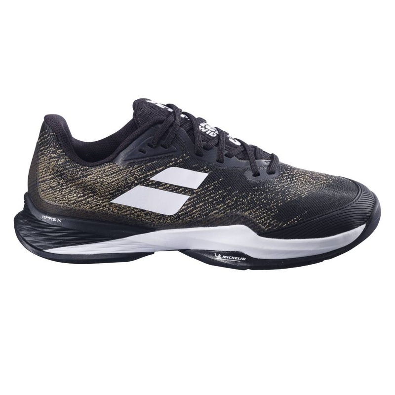 Babolat Jet Mach 3 AC Wide Men's Tennis Shoe (Black/White)
