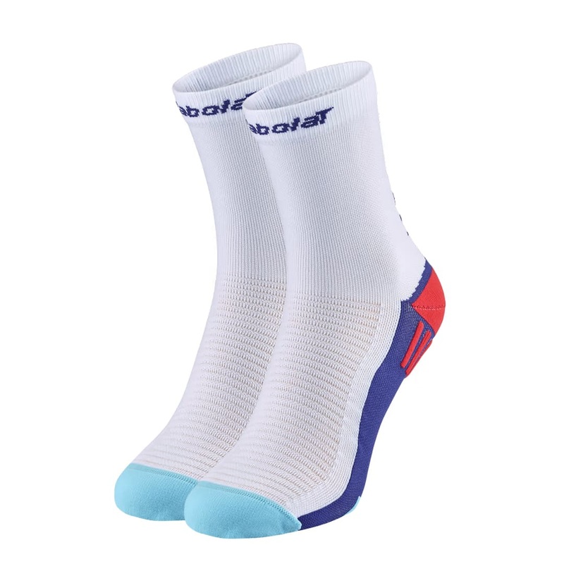 Babolat Padel Mid-Calf Socks White/Blue