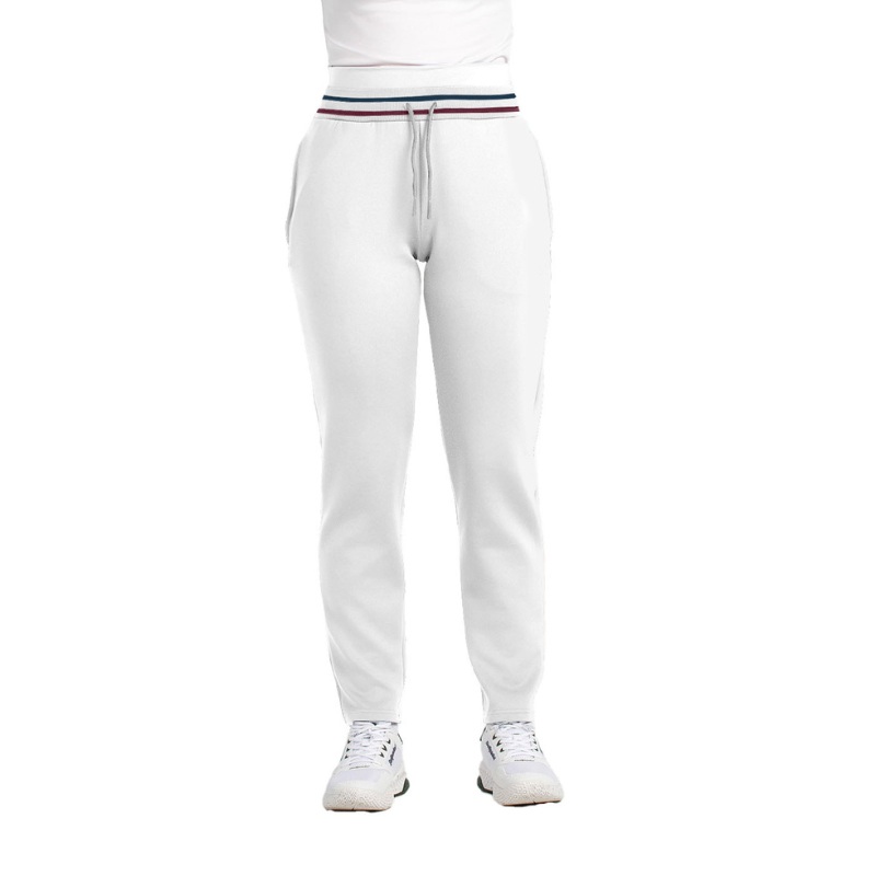Pantalon de survtement Bullpadel Aranga Blanc Femme