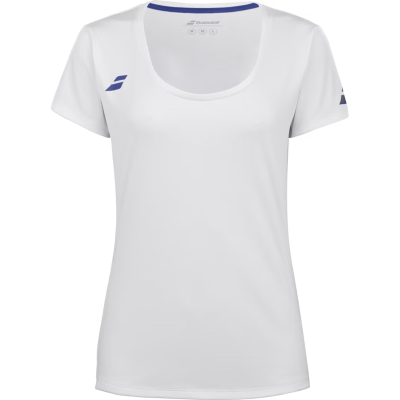 T-shirt Babolat Play Cap Sleeve Top Blanc Femme