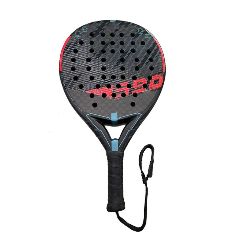 Carbon Fiber Padel Surface with EVA Memory Foam Core Racket