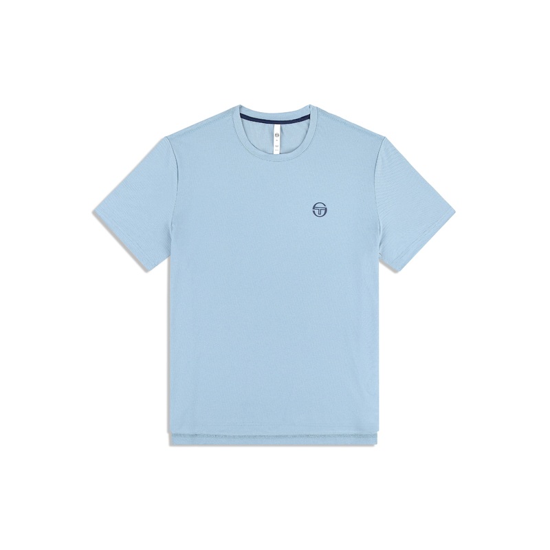 Sergio Tacchini Elio Performance T -Shirt - Faded Denim