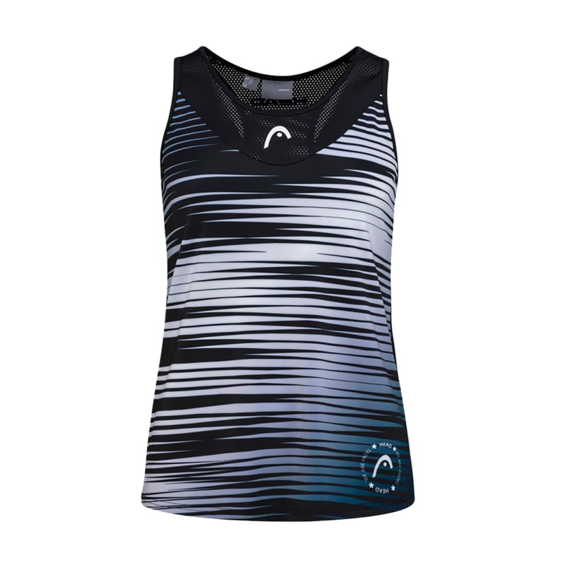 Head GAMETECH  Women Sleeveless Tank Top Shirt Blue/Black