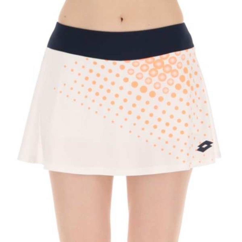 Lotto Women's Top IV Skirt (Bright White/Orange)