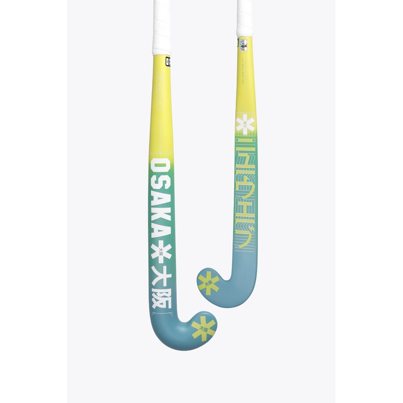 Osaka Field Hockey Stick Mid Bow GF | Blue-Lime Gradient