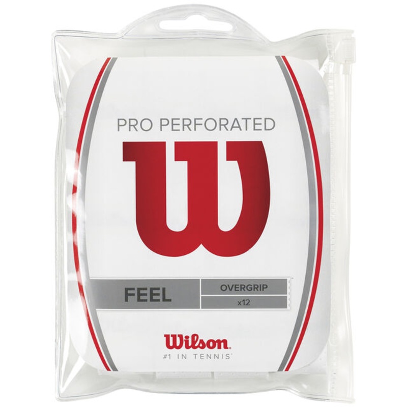 Pro Overgrip Perforated 12 Pack-White