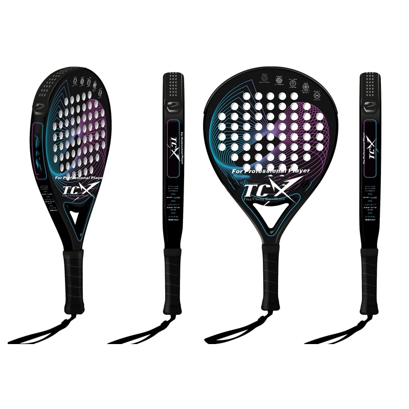 2022 Hot Sales with High Level Carbon Material Padel Racket & Popular with Spain Padel Racket
