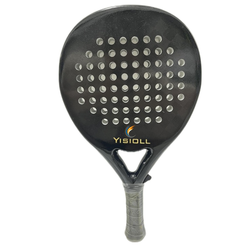 Custom Logo Light Weight Diamond Shape Light Weight Fiberglass Carbon Padel Racket