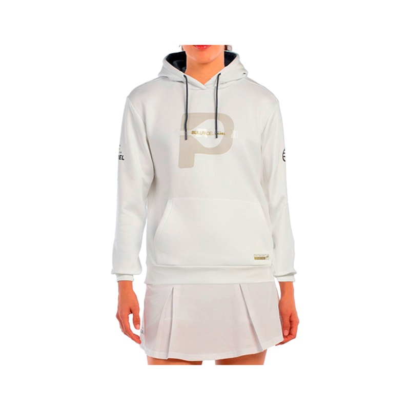 Sudadera Bullpadel Aerea Woman Blanco 2025 Premier Padel