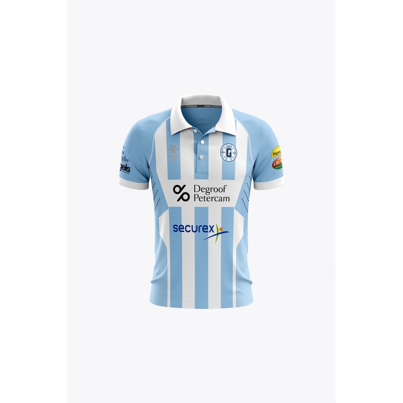 Gantoise Kids Polo Jersey - Retro Edition | Blue-White