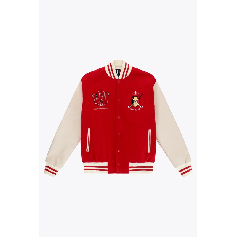 Official Belgium Varsity Jacket | Red