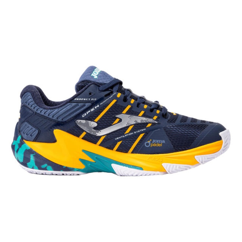 Open Men 24 Padel Shoe Men - Dark Blue, Orange