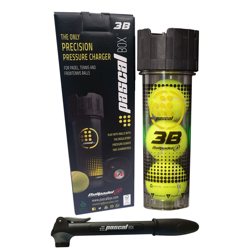 Systme de pressurisation de balles de padel 3 balles Pascal Box by Bullpadel