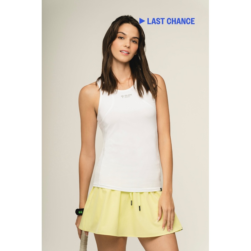 Performance Racerback Tank Bright White