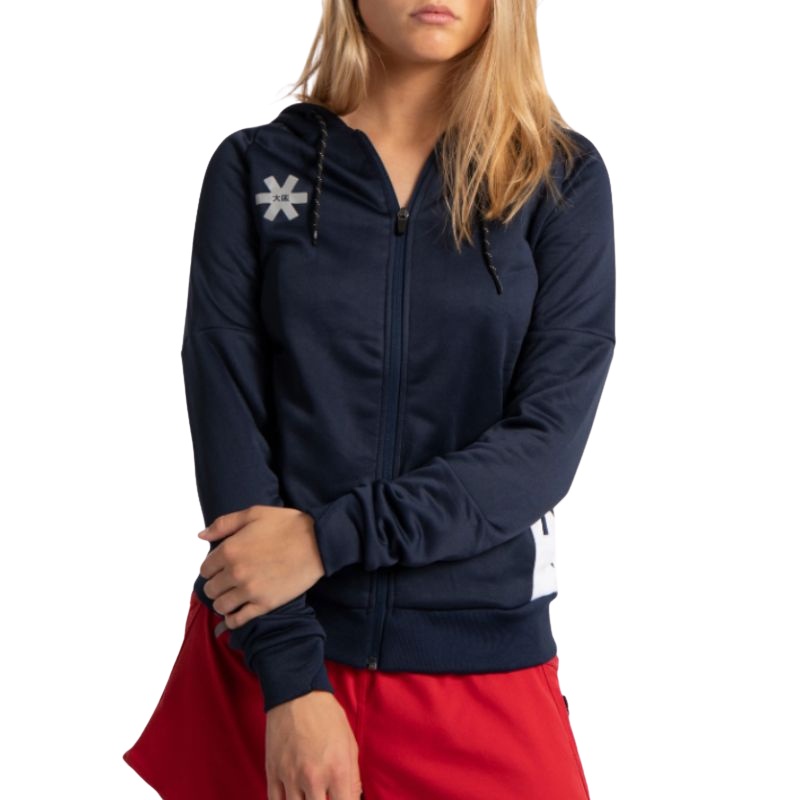 Sweat Osaka Training Zip avec capuche Bleu marine Femme