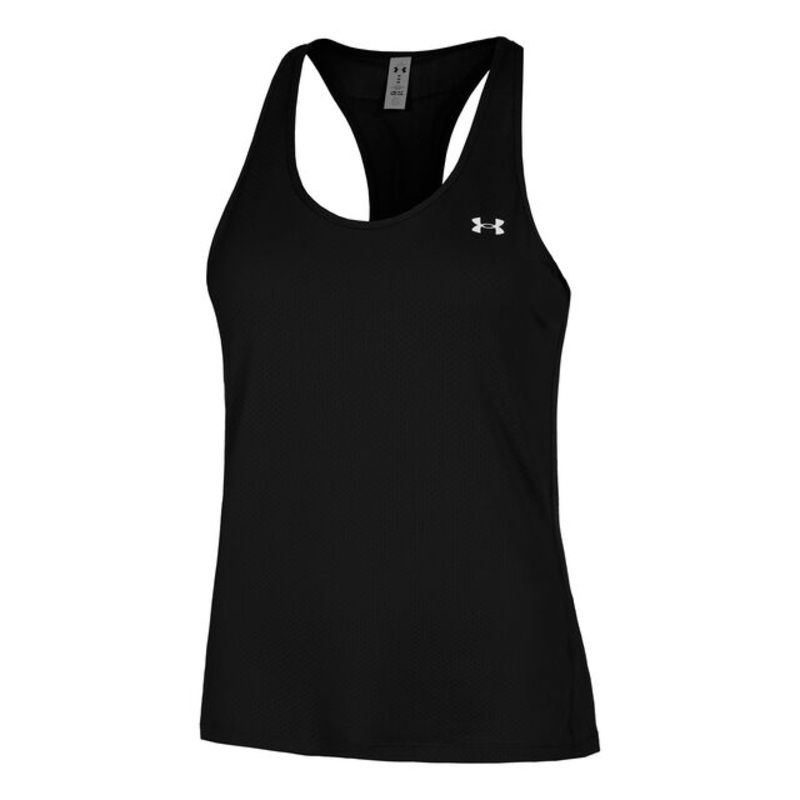 Tech Mesh Racer Tank Top Women - Black