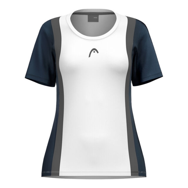 Club 25 Tech T-Shirt Women - White, Dark Blue