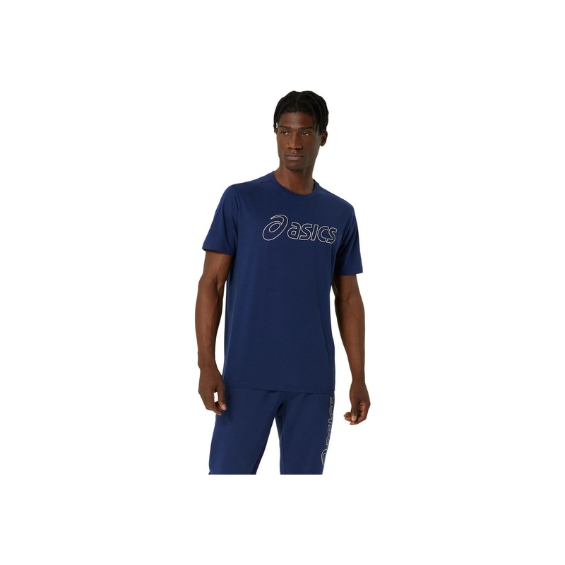 Asics Logo SS Tee blue|M|L|XL