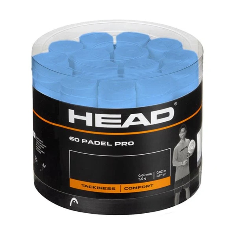 Boite de 60 surgrips Head Pro padel Bleu