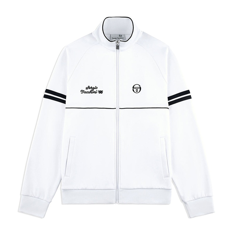 Sergio Tacchini Orion Davis Track Jacket - White/ Maritime Blue