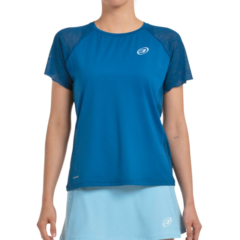 T-shirt Bullpadel Dedale Bleu Femme
