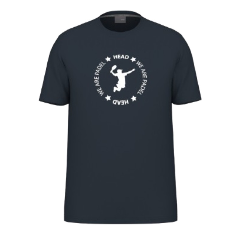 T-shirt Head We Are Padel Bleu