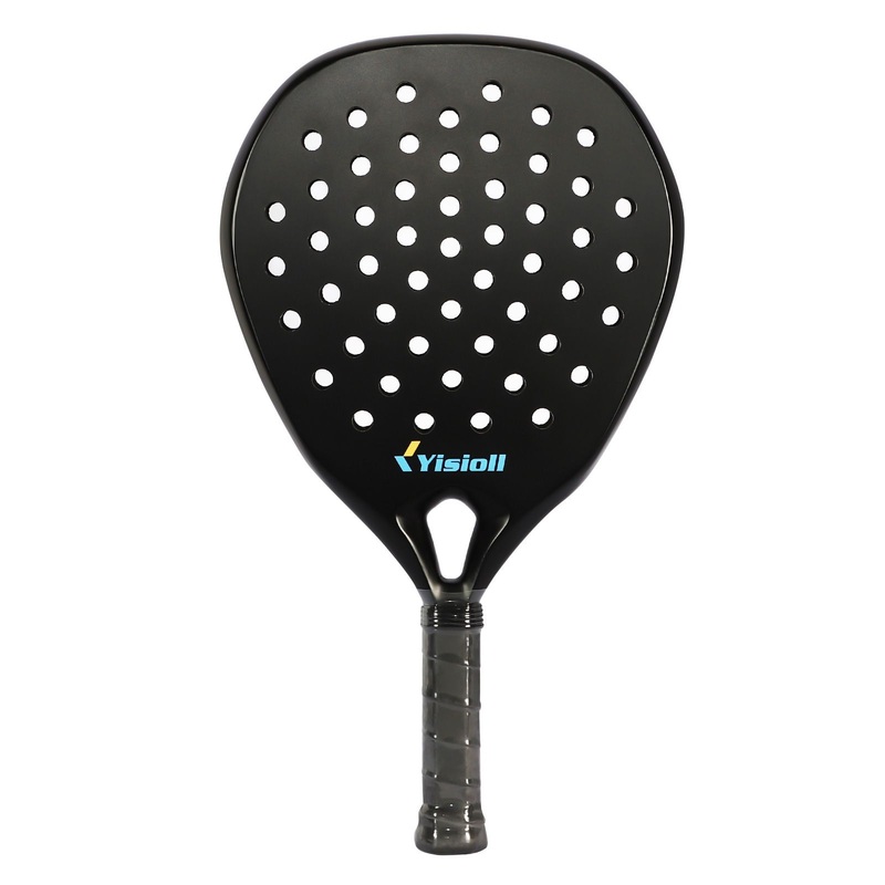Wholesale Best Quality Blue&Black 18K Fashion Carbon Padel Racket Palas Blade for Professional Player