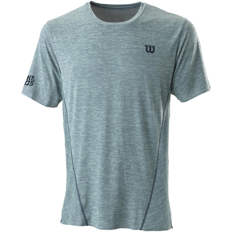Wilson Kaos Mirage Crew T-shirt - Gray