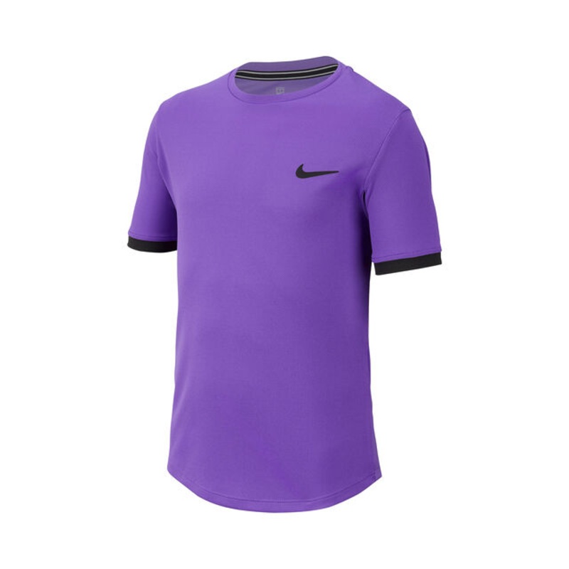 Court Dri-Fit T-Shirt Boys - Violet, Black