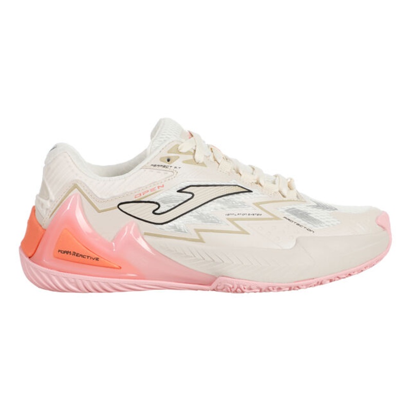 Open Padel Shoe Women - Cream, Pink